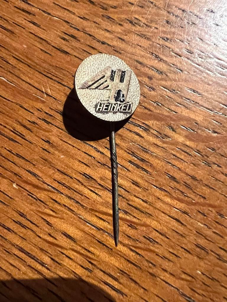 Vintage Heinkel Speldje, Ophalen of Verzenden, Gebruikt, Merk, Speldje of Pin