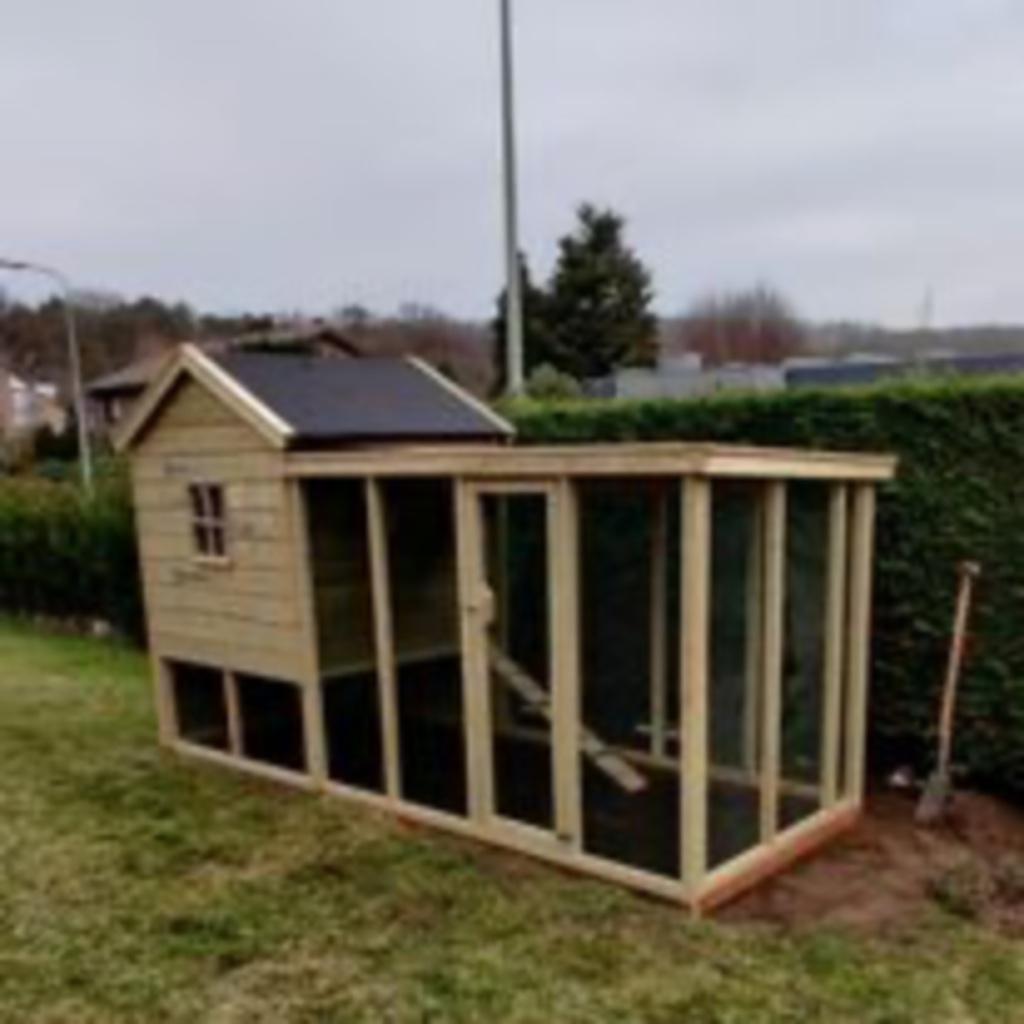 Kippenhok kippenren op maat gemaakt, Dieren en Toebehoren, Pluimvee | Toebehoren, Ophalen of Verzenden, Nieuw, Kippenhok of Kippenren