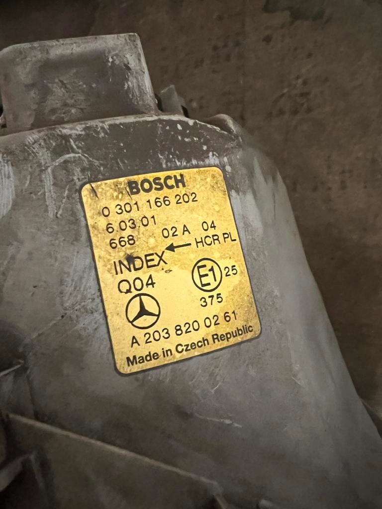 Mercedes-Benz W203 C-Klasse Koplampen Bosch, Auto-onderdelen, Verlichting, Ophalen, Gebruikt, Mercedes-Benz