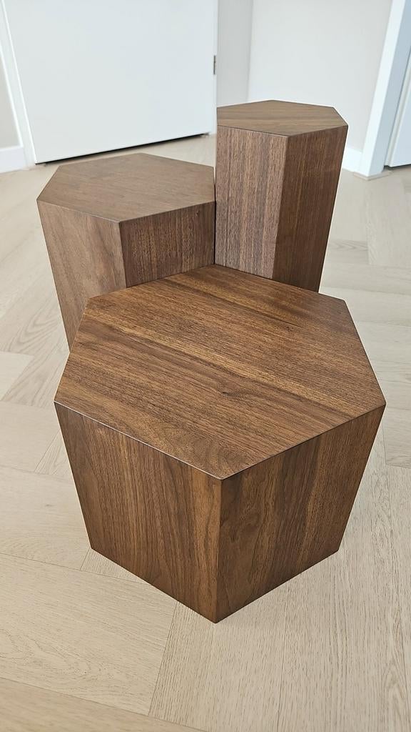 Handgemaakte salontafels D² by LTO - 3 sets, Minder dan 50 cm, 50 tot 100 cm, Nieuw, Ophalen of Verzenden
