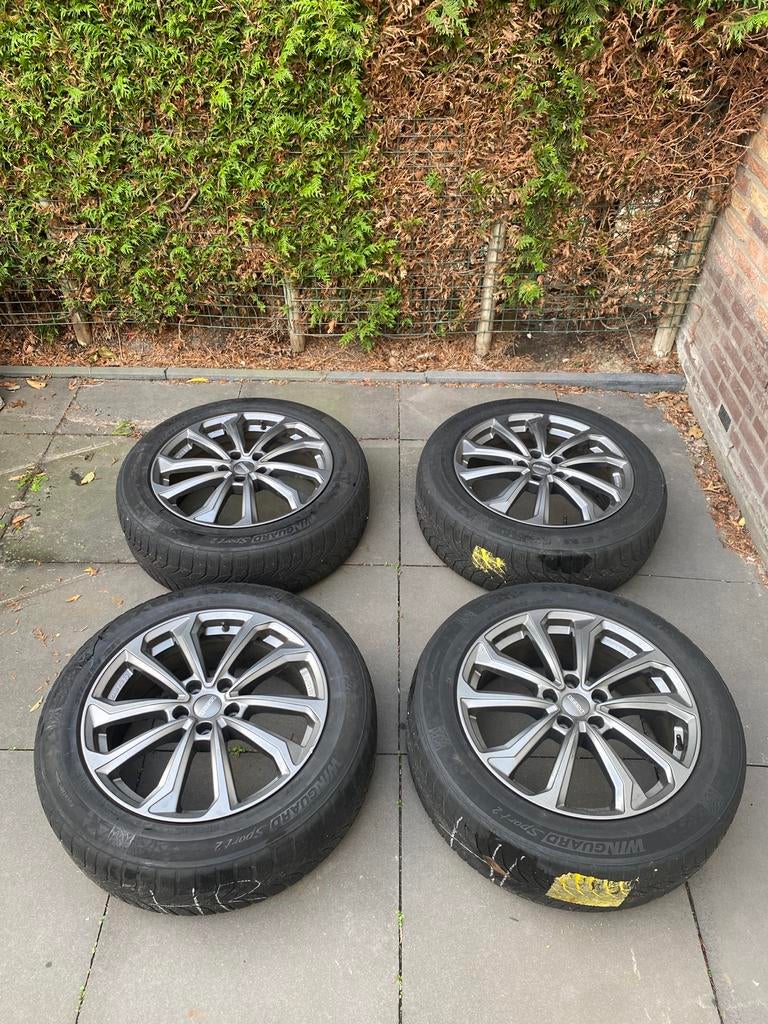 Winterbanden met velgen, 18 inch, Gebruikt, Banden en Velgen, Personenwagen