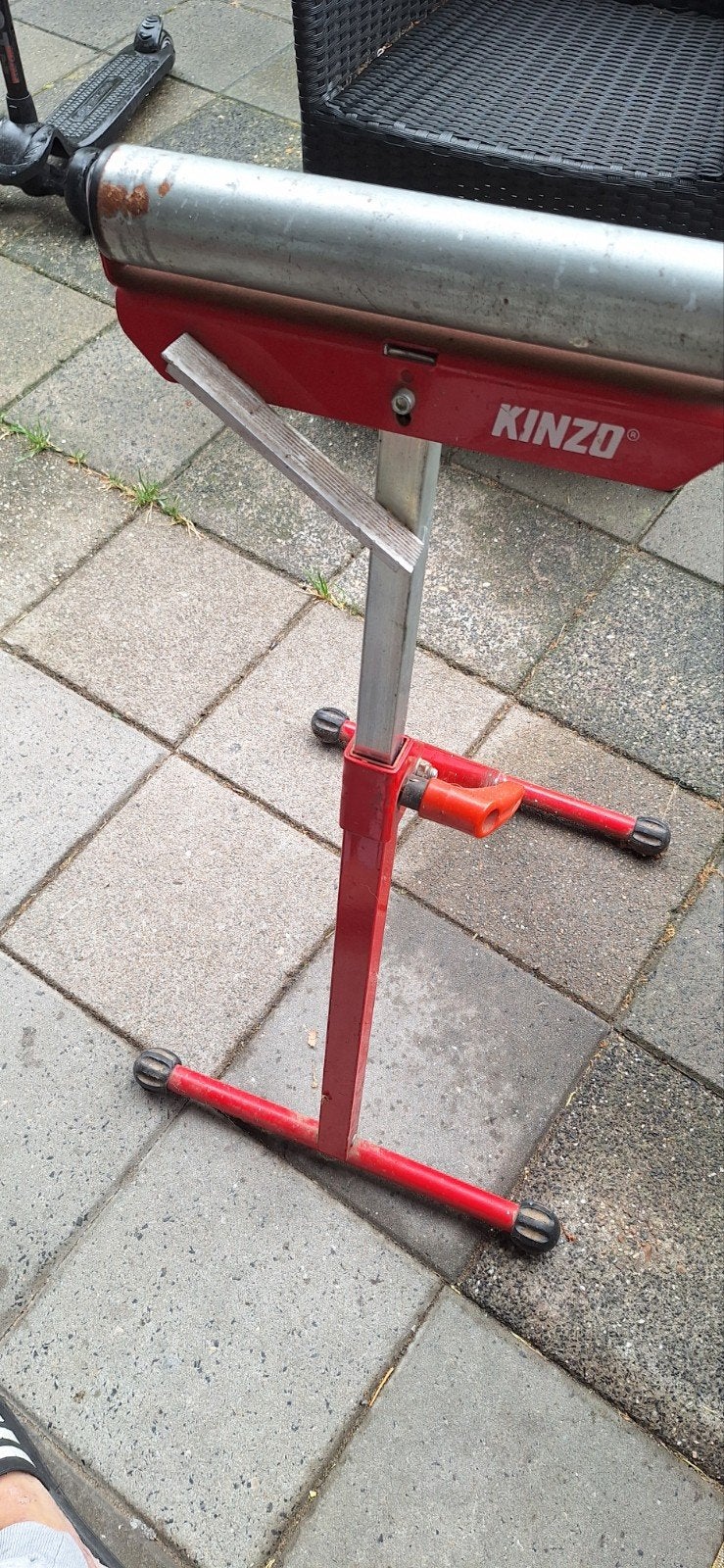 Kinzo zaagbok met rol, Ophalen, Gebruikt