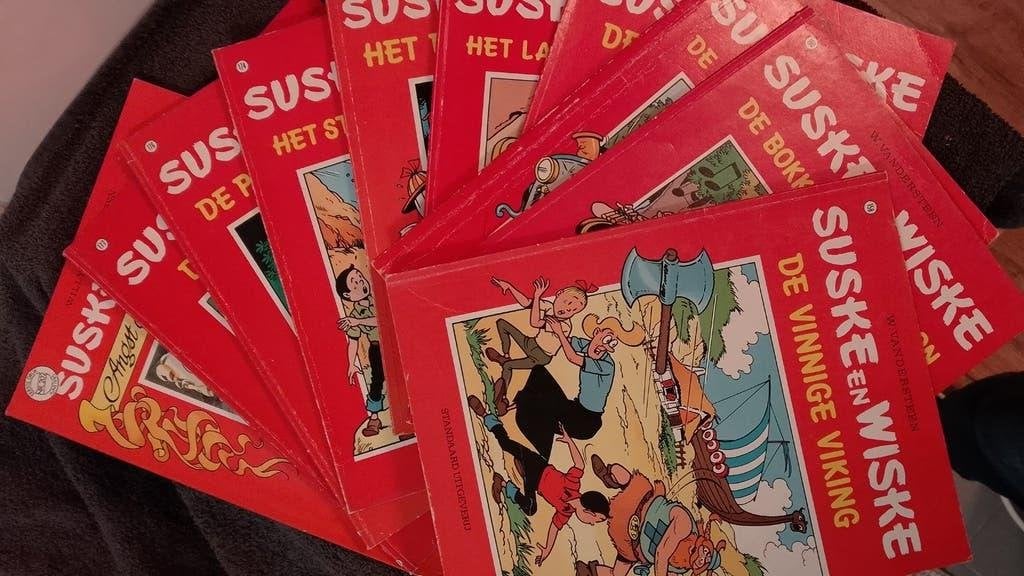 10x Suske en Wiske Eerste Druk - Nummers tussen 158-202, Willy Vandersteen, Ophalen of Verzenden, Zo goed als nieuw, Meerdere stripboeken