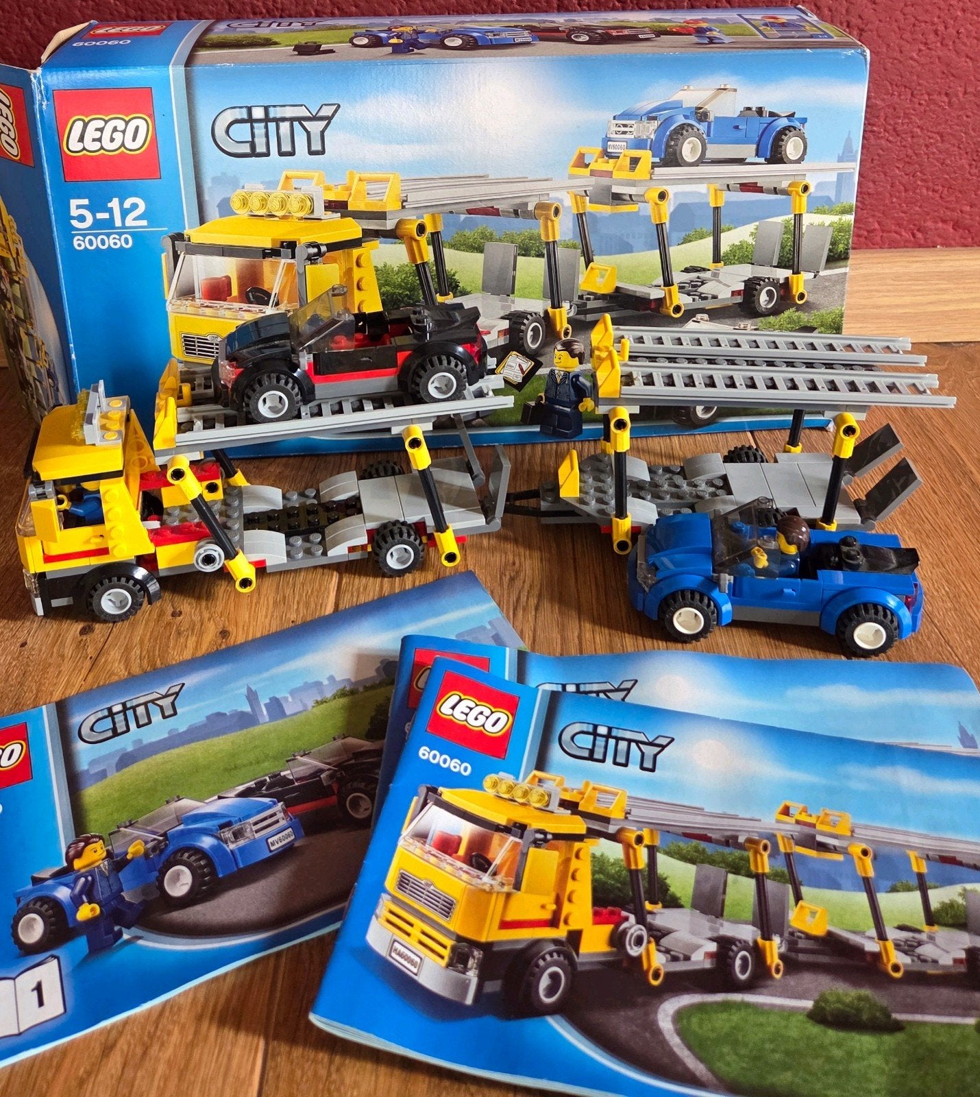 LEGO City 60060 Autotransporter met 2 auto's en instructies, Ophalen, Gebruikt, Overige merken