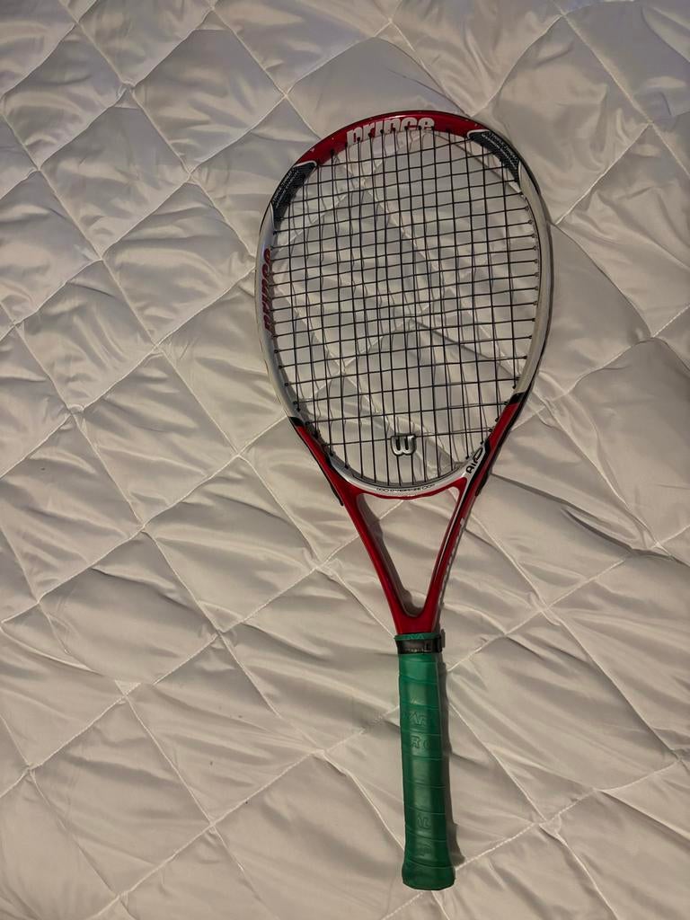 Prince Tennisracket met Artengo hoes, Sport en Fitness, Tennis, Ophalen, Gebruikt, Racket, Prince