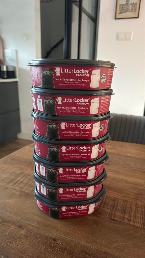 LitterLocker navul cassettes, Ophalen, Kat