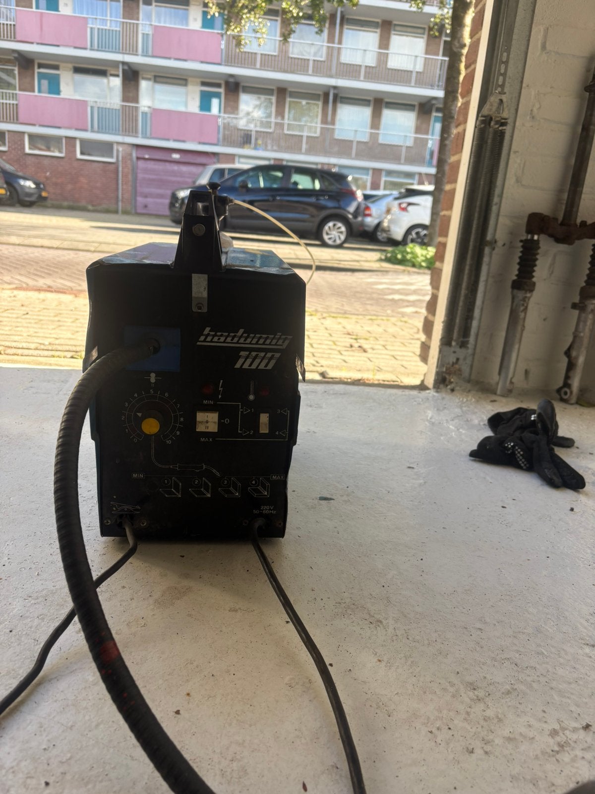 Lasapparaat Hadumig 100,, Doe-het-zelf en Verbouw, Ophalen, Zo goed als nieuw, Minder dan 150 ampère, Elektroden