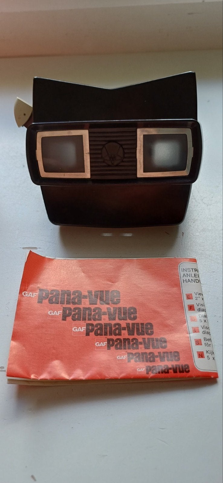 Vintage View-Master met 12 schijven en Pana-Vue, Ophalen of Verzenden, Gebruikt
