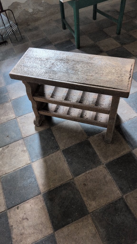 Eikenhout wijnrekje, Huis en Inrichting, Woonaccessoires | Wijnrekken, Ophalen, Gebruikt, Hout