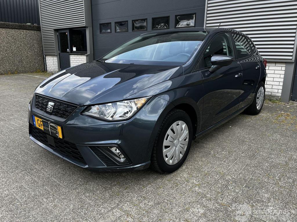 SEAT Ibiza 1.0 TSI CLIMA / CRUISE / PDC / 110PK (bj 2021), Auto diversen, Schadeauto's, Handgeschakeld, Zilver of Grijs, 999 cc