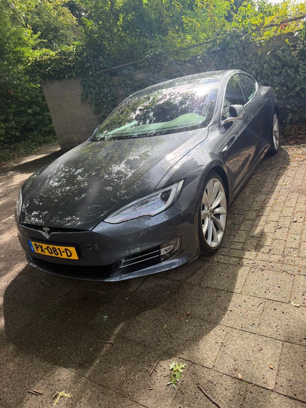 Tesla Model S 2017 Grijs, Auto's, Tesla, Origineel Nederlands, Elektrisch, Vierwielaandrijving, Particulier
