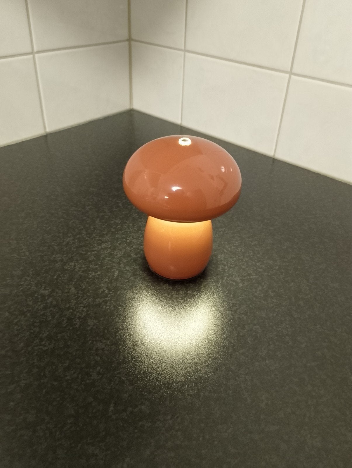 Toutch paddesoel lampje USB oplaadbaar, Ophalen of Verzenden, Zo goed als nieuw, Minder dan 50 cm
