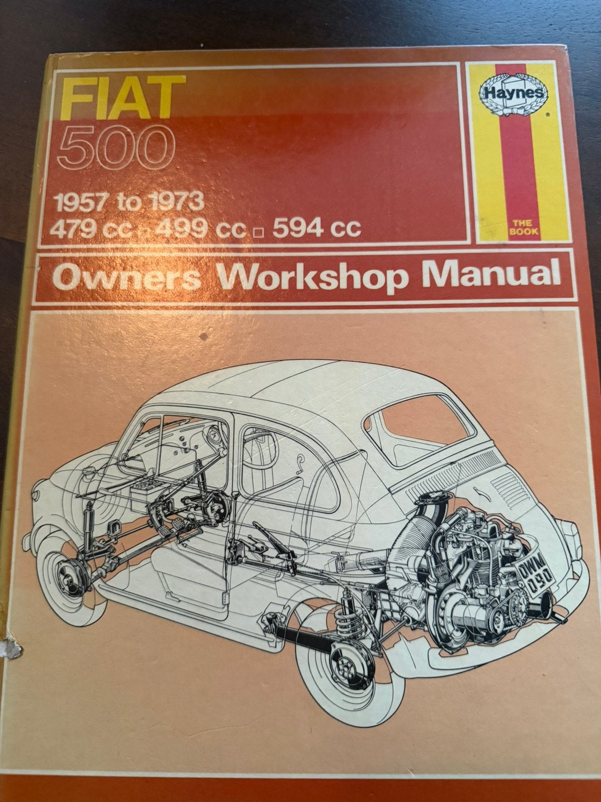 Originele Haynes Owners Workshop Manual Fiat 500 (1957-1973), Boeken, Ophalen of Verzenden, Gelezen