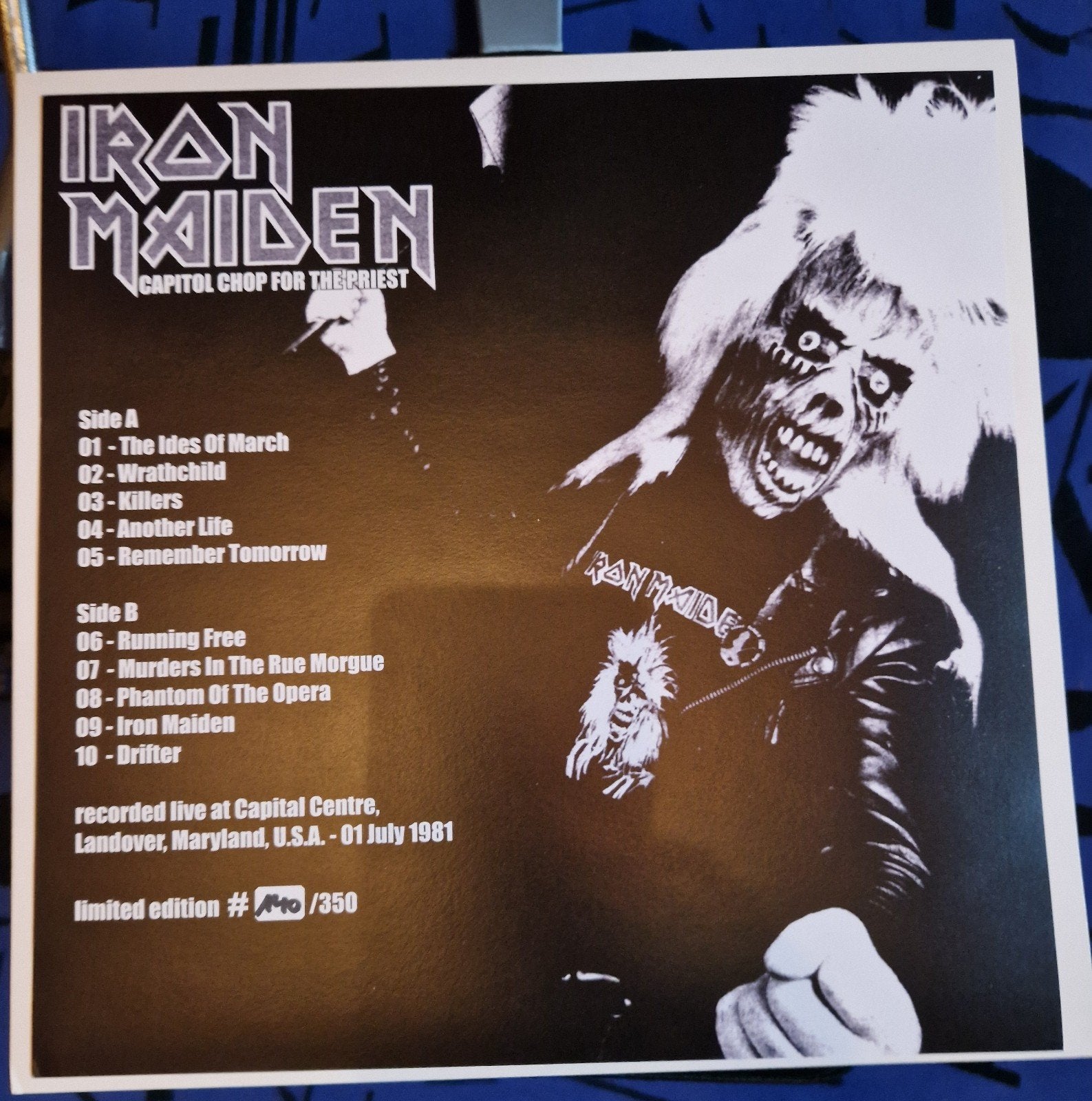 Iron Maiden Capitol chop for the priest, Ophalen of Verzenden, Zo goed als nieuw
