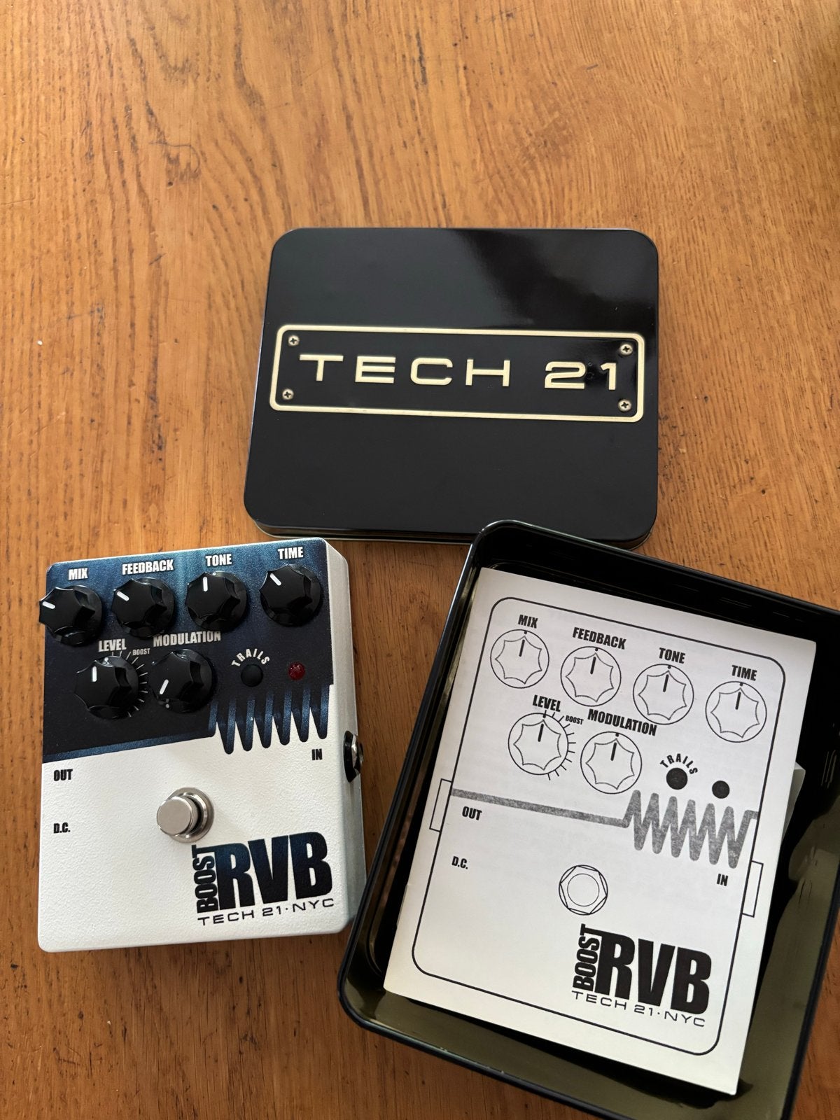 Tech 21 Boost RVB Reverb Pedaal, Muziek en Instrumenten, Effecten, Ophalen of Verzenden, Zo goed als nieuw, Reverb