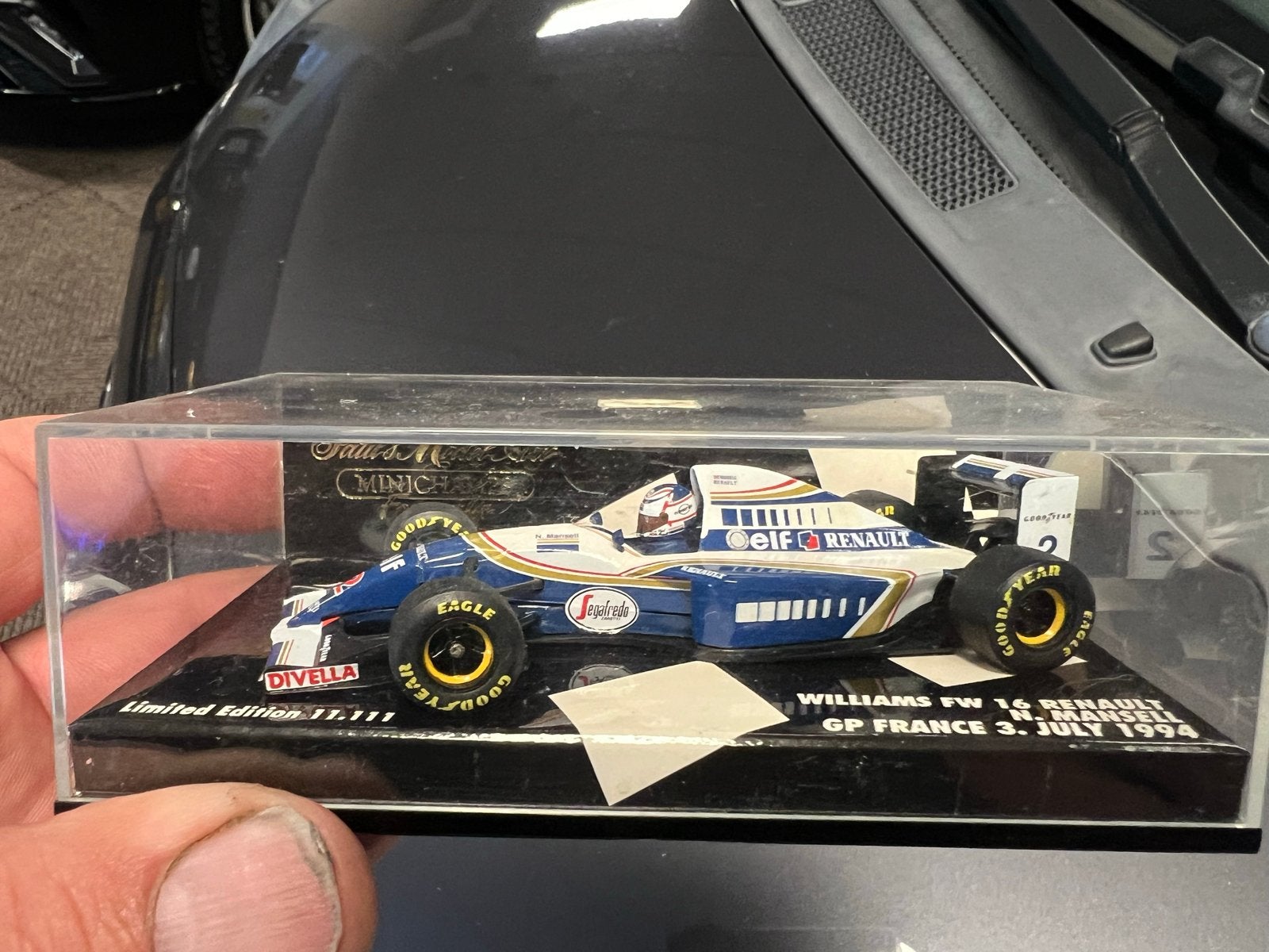 F1 Williams FW16 Renault N. Mansell GP France 1994, Verzamelen, Ophalen of Verzenden, Zo goed als nieuw, Formule 1