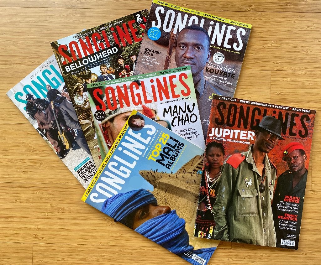 50x Songlines - UK wereldmuziek magazine: 2006 - 2013 + CD's, Boeken, Tijdschriften en Kranten, Gelezen, Muziek, Film of Tv, Ophalen