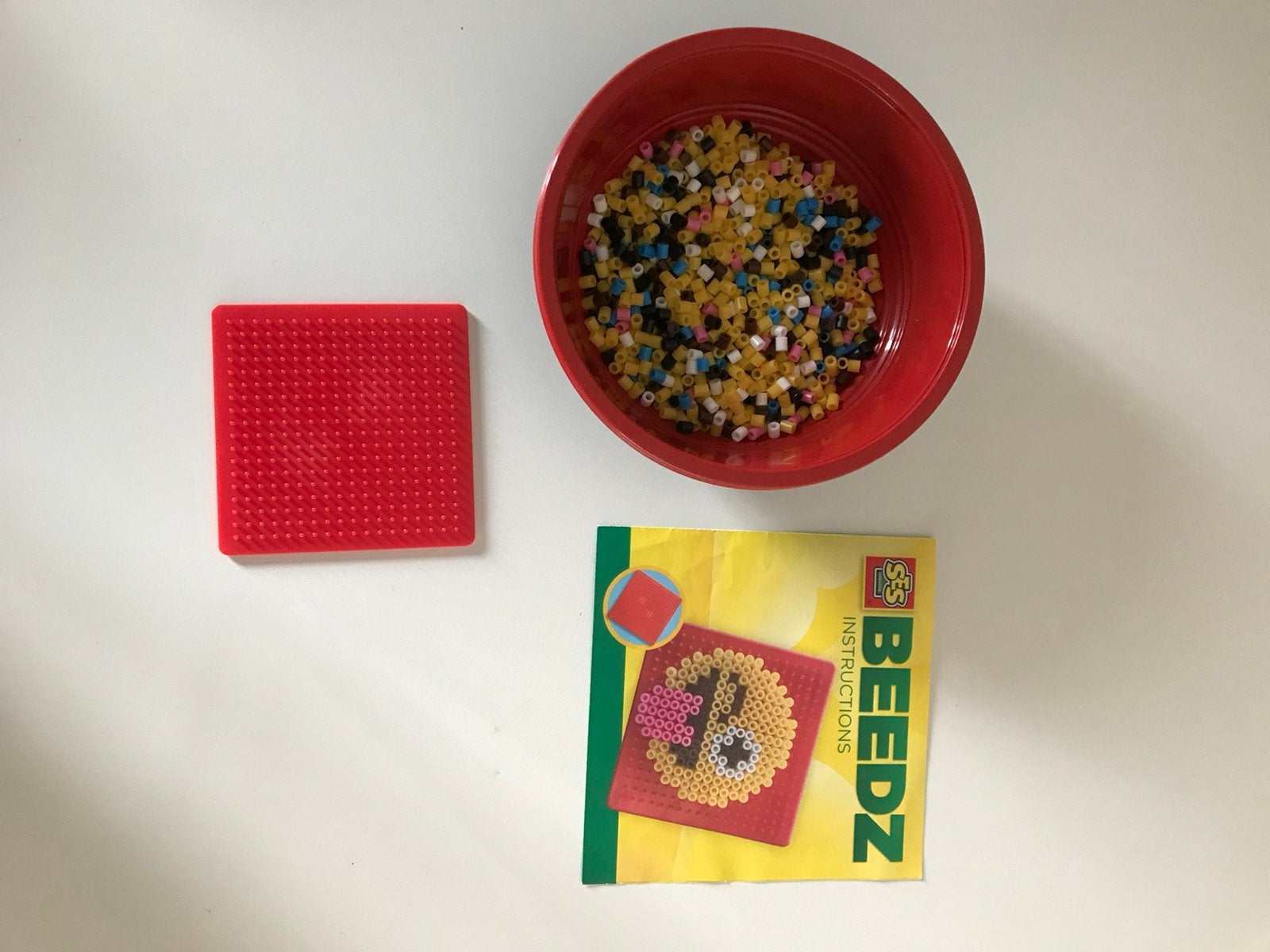 Smileys strijkkralenpakket/Beedz van SES te koop, Ophalen of Verzenden