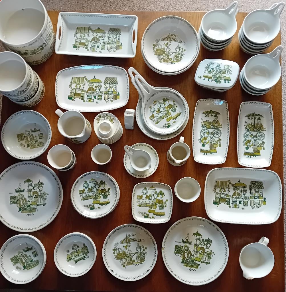 Noors servies, Ophalen, Gebruikt, Overige stijlen