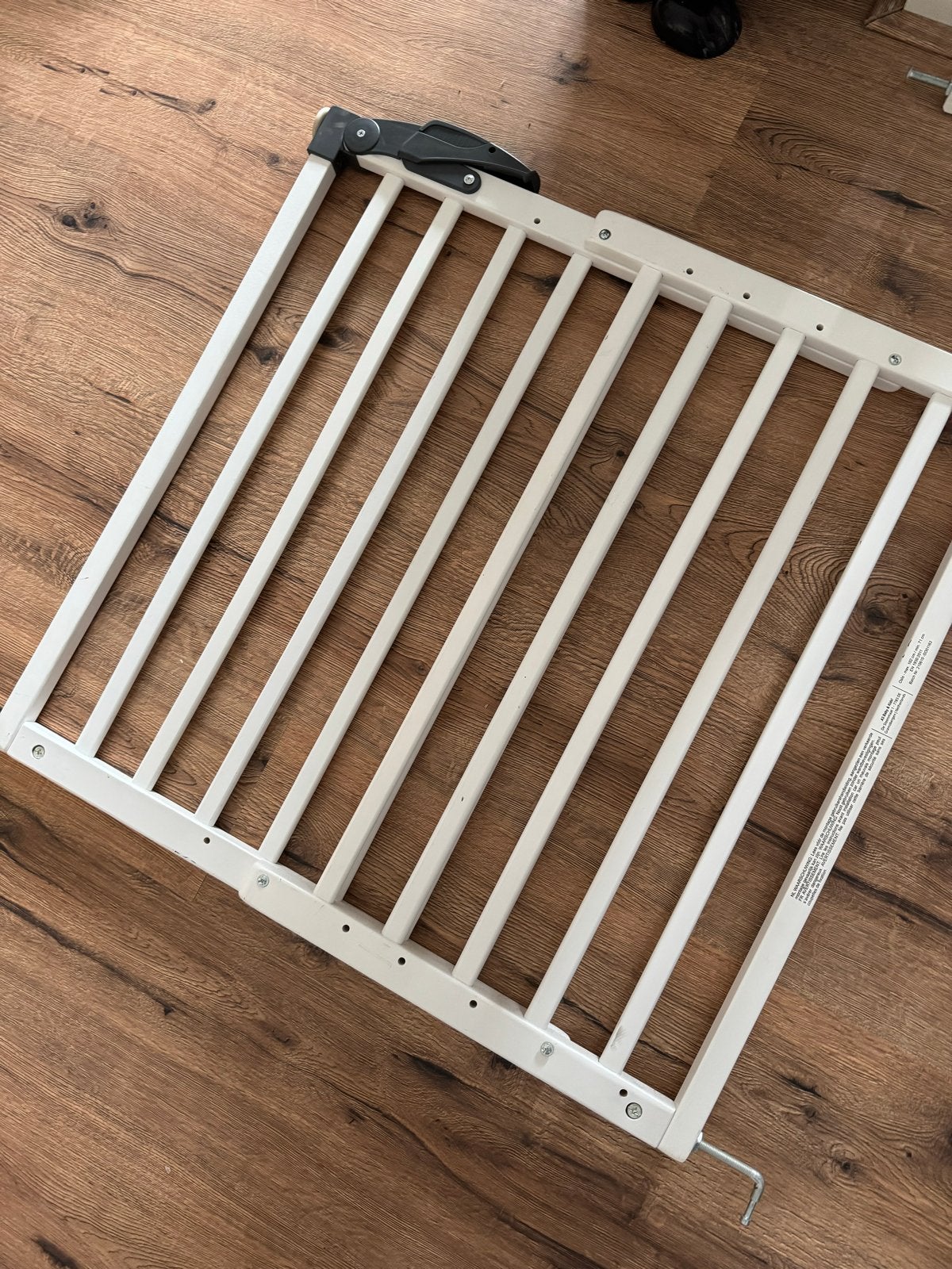 Wit houten veiligheidshekje (klemhekje), Ophalen, Gebruikt, 100 tot 115 cm, Klemhekje