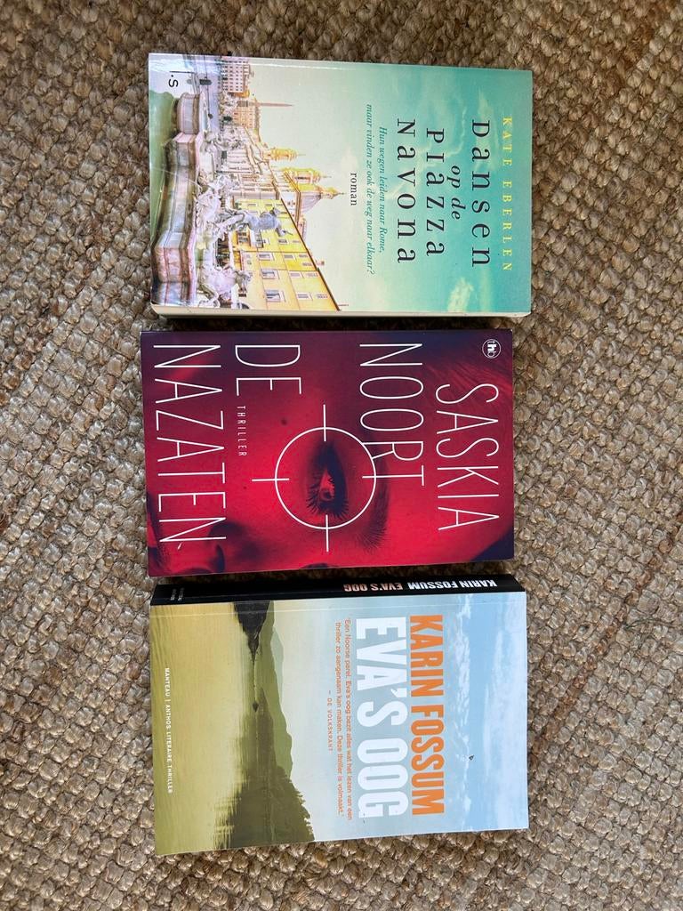 3 Scandinavische thrillers: Karin Fossum & Saskia Noort, Ophalen of Verzenden, Gelezen, Scandinavië