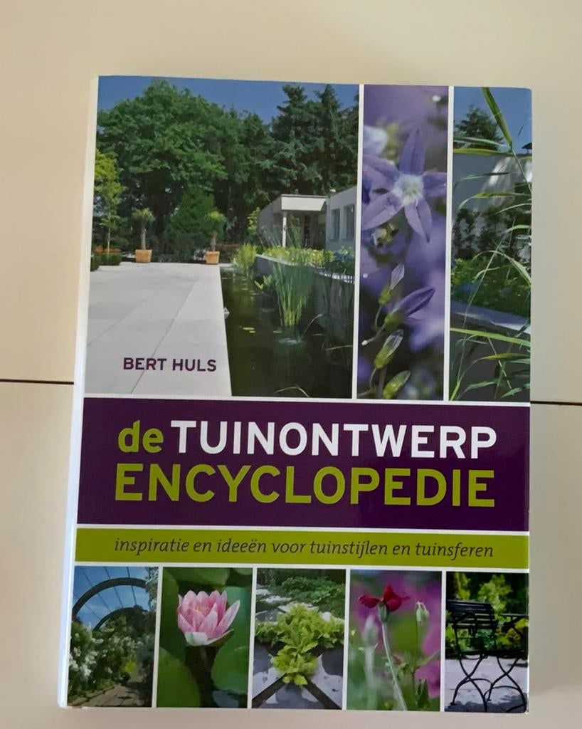 Tuinontwerp encyclopedie - Bert Huls [2009], Ophalen of Verzenden, Zo goed als nieuw, Tuinieren en Tuinplanten