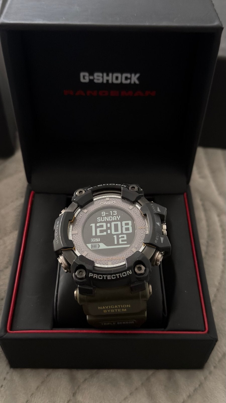 Casio Rangeman GPR-B1000 - Perfecte staat met doos, Ophalen, Casio, Kunststof, Polshorloge
