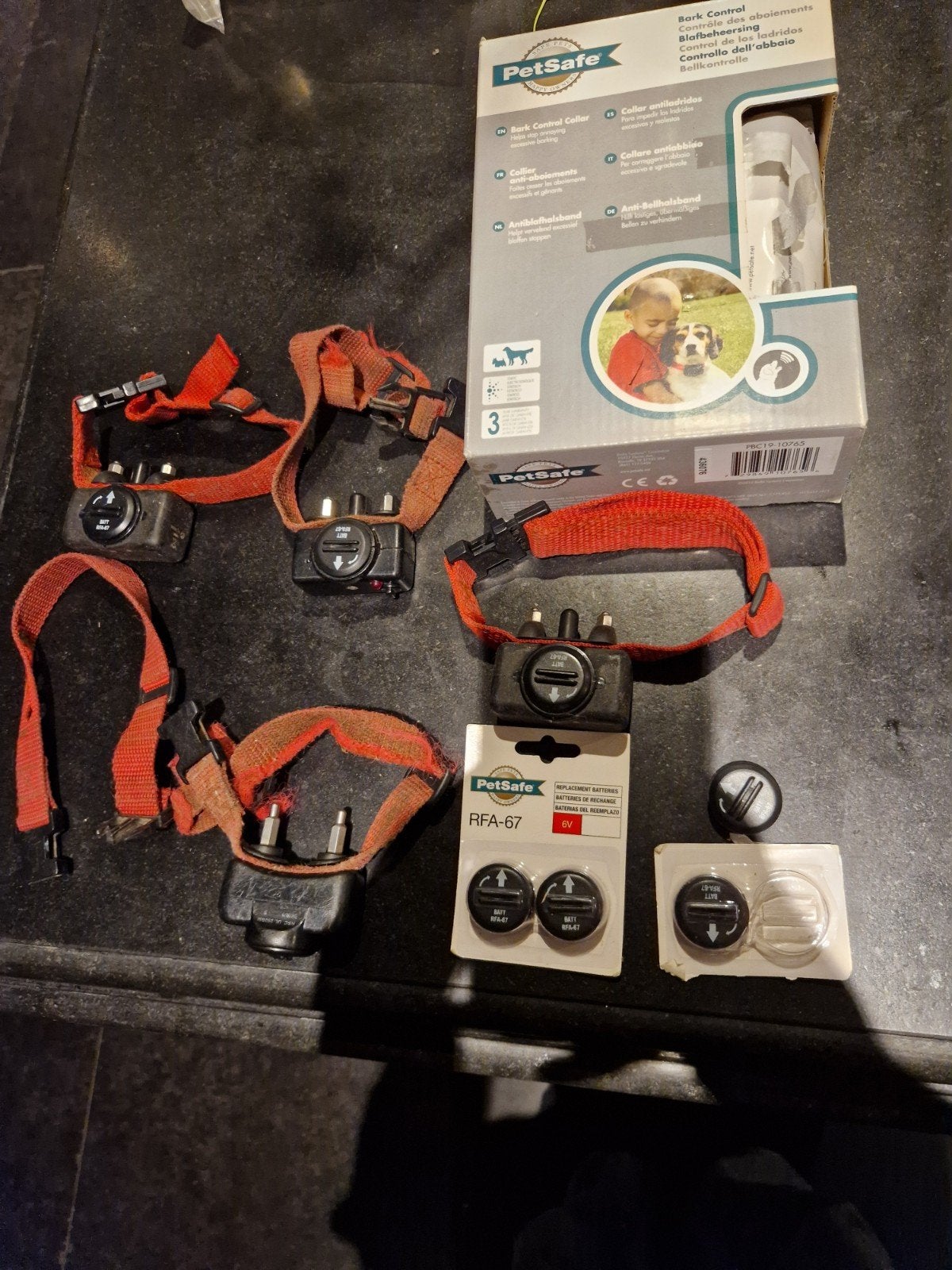 Petsafe anti blaf banden. 4 stuks en nieuwe batterijen, Ophalen, Gebruikt