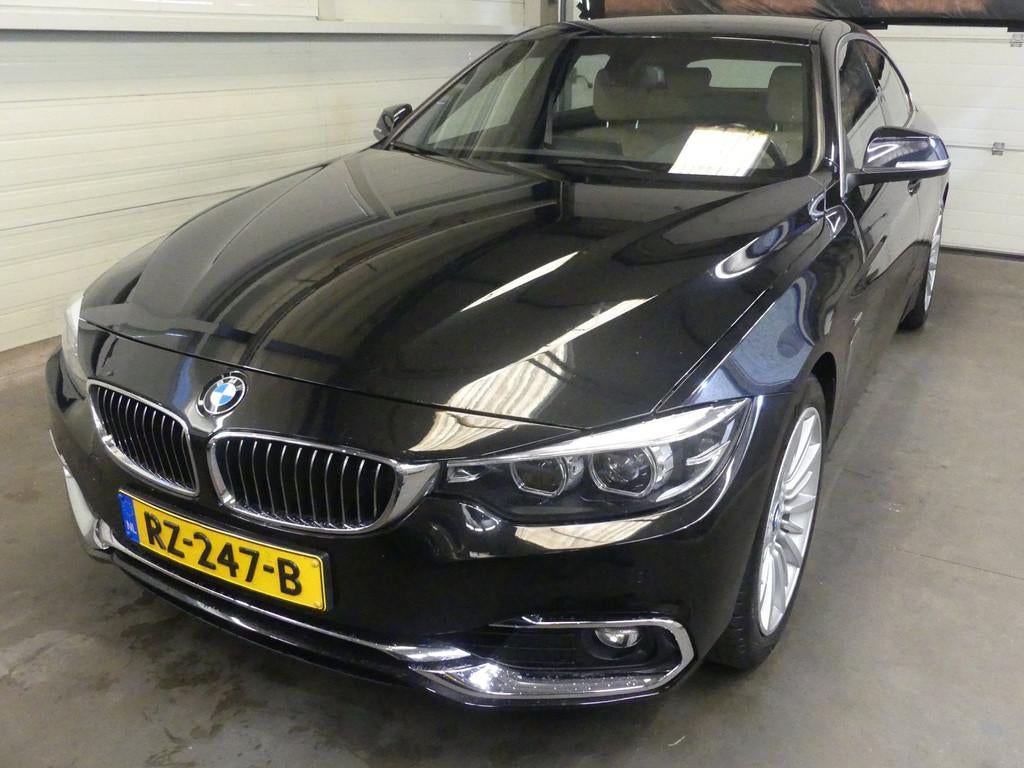 BMW 4-serie Gran Coupé 418i High Executive - Stoelverwarmin, Auto's, Automaat, Gebruikt, Zwart, 3 cilinders