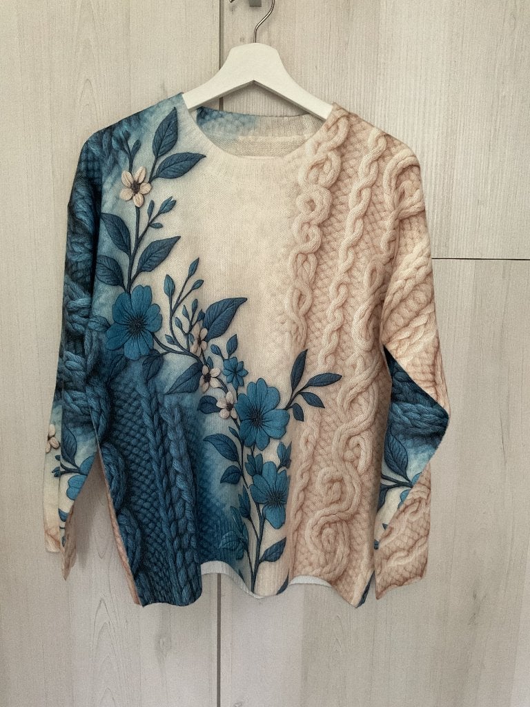 Leuke trui met lange mouwen., Maat 38/40 (M), Beige, Nieuw, Ophalen of Verzenden