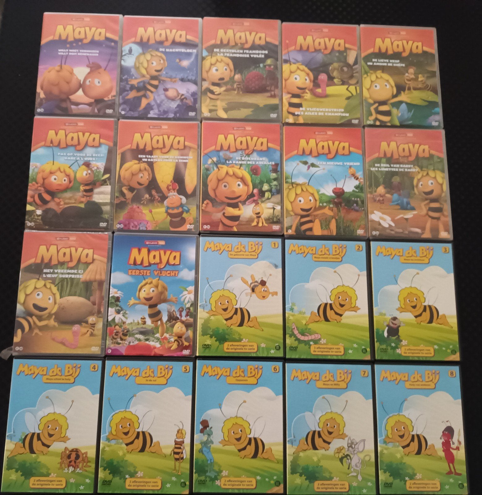 20 dvds Maya de bij, Alle leeftijden, Ophalen of Verzenden, Zo goed als nieuw