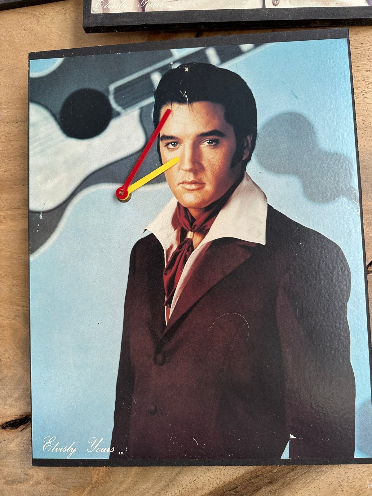 Vintage Elvis Presley Wandklokken - Set van 3, Ophalen of Verzenden, Gebruikt