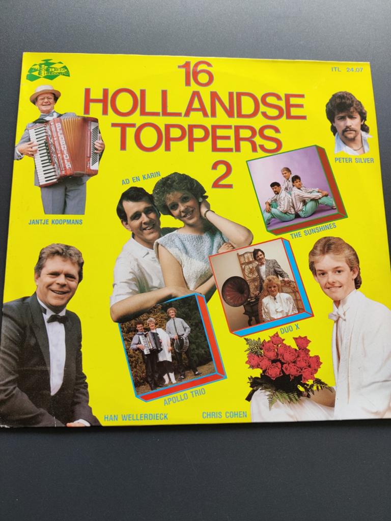 16 Hollandse Toppers 2  ( Ivory Towers ), Ophalen of Verzenden, Zo goed als nieuw, 12 inch, Levenslied of Smartlap