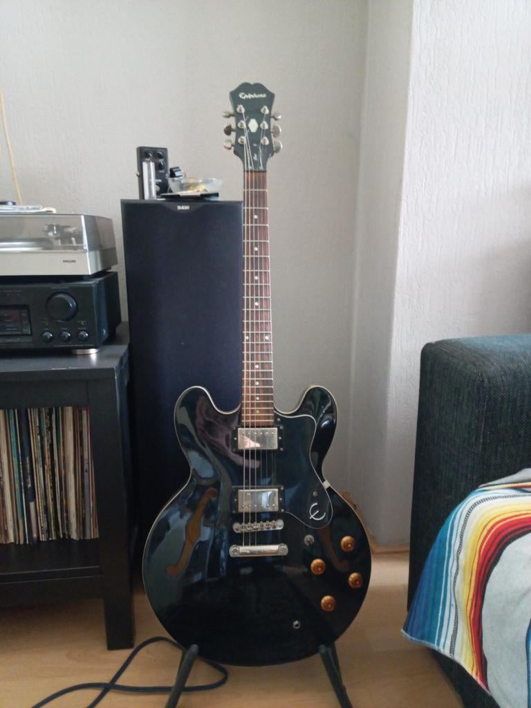 Epiphone Dot - Prachtige Semi-Hollow Body Gitaar, Muziek en Instrumenten, Snaarinstrumenten | Gitaren | Elektrisch, Ophalen, Gebruikt