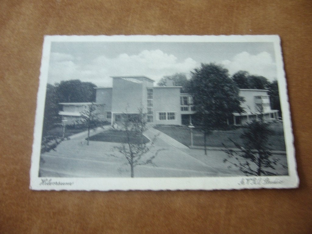 HILVERSUM  =  AVRO  STUDIO   1938, Ophalen of Verzenden, 1920 tot 1940, Gelopen, Noord-Holland