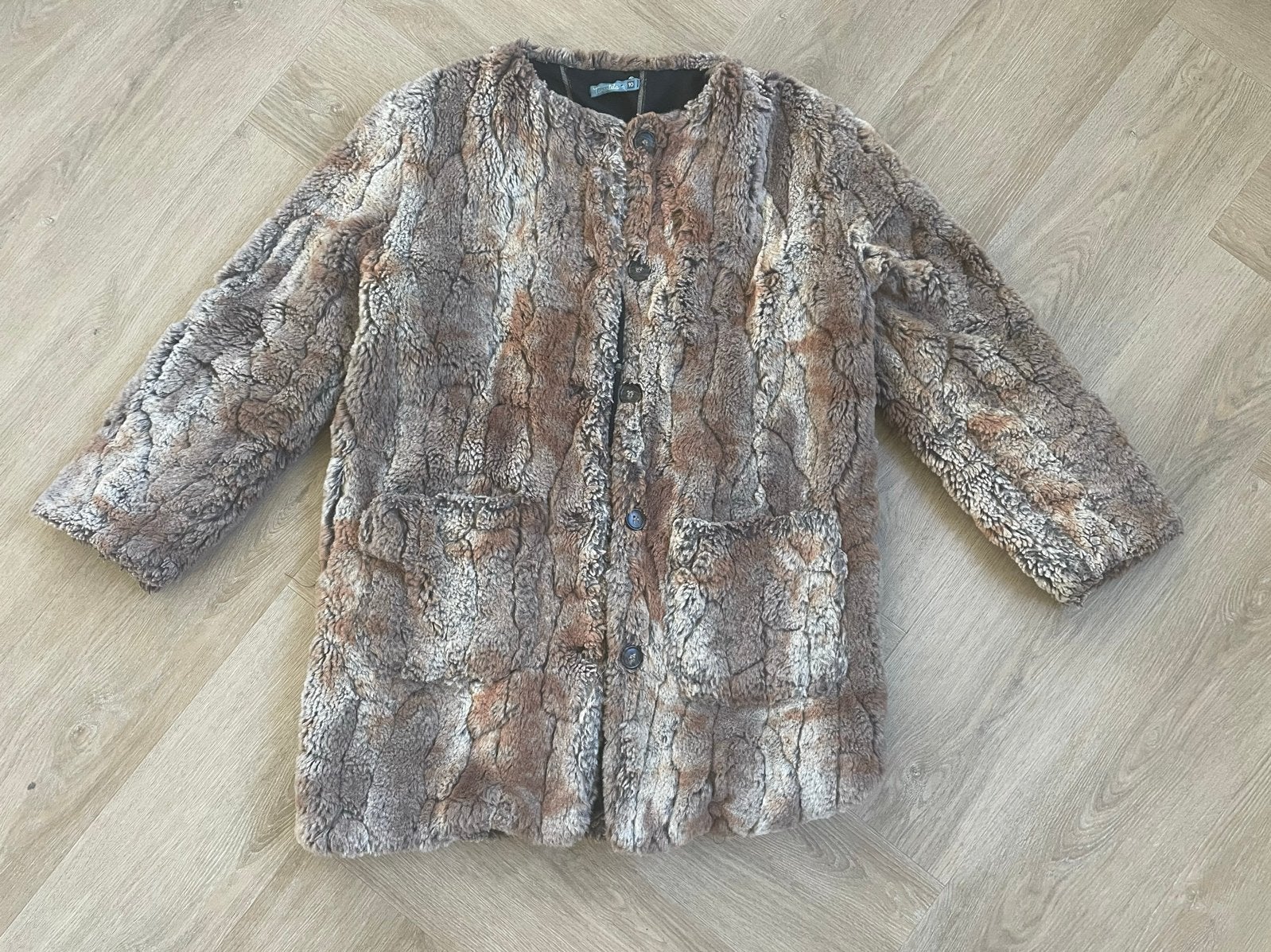 Stijlvolle faux fur bont jasje maat 140, Verzenden, Nieuw, Meisje, Jas