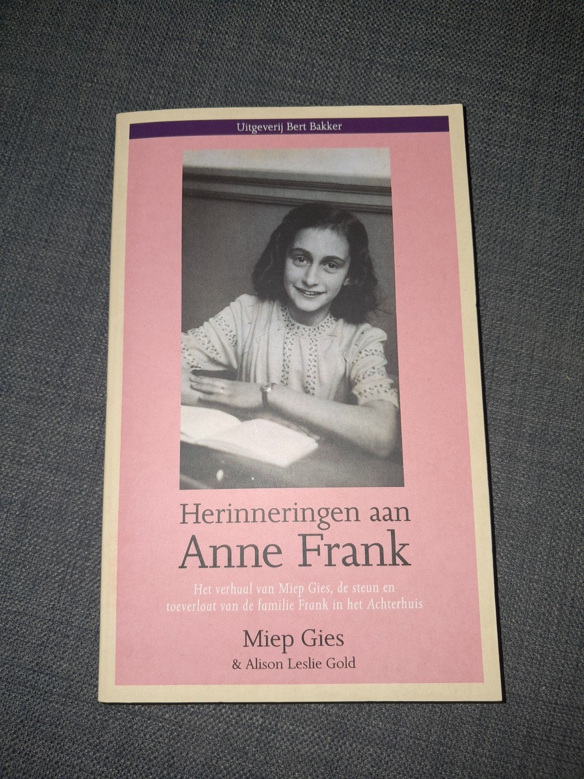 Herinneringen aan Anne Frank - Miep Gies, Ophalen of Verzenden, Gelezen, Miep Gies & Alison Leslie Gold, Overige