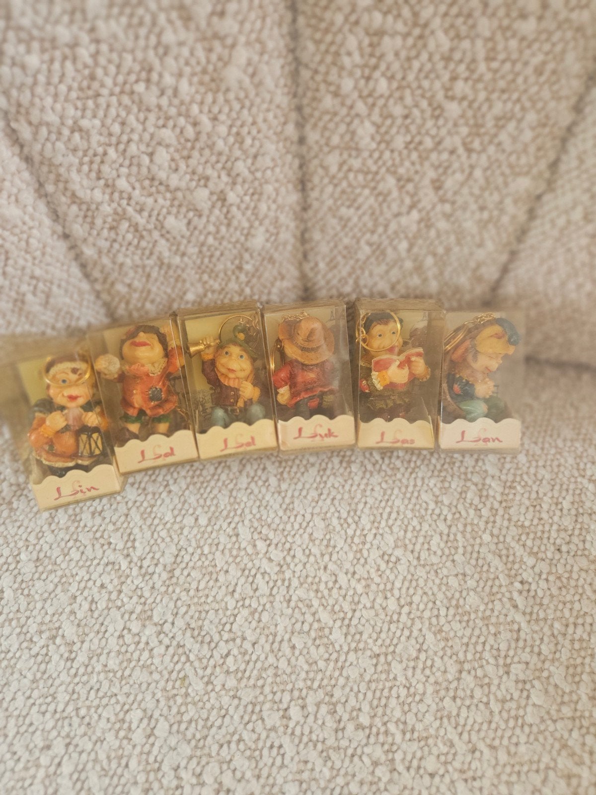 Efteling sleutelhangers vintage - Complete Set van 6, Ophalen of Verzenden, Zo goed als nieuw, Beeldje of Poppetje