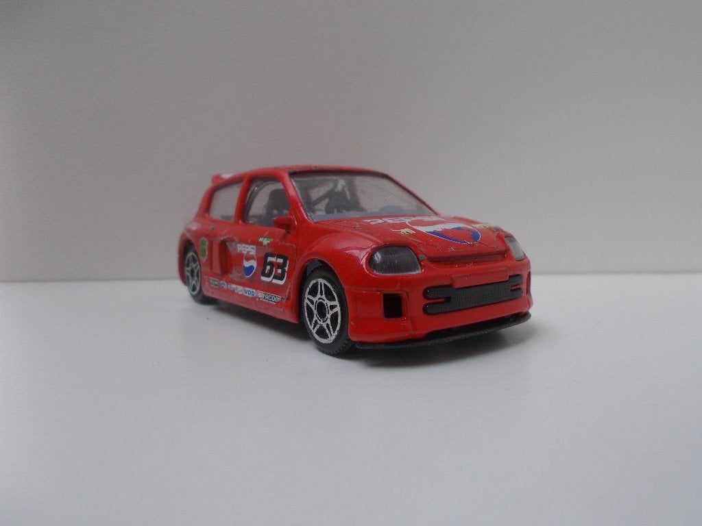 5445 Renault Clio Trophy Bburago (Burago) 1:43, Ophalen of Verzenden, Gebruikt, Auto, Overige merken