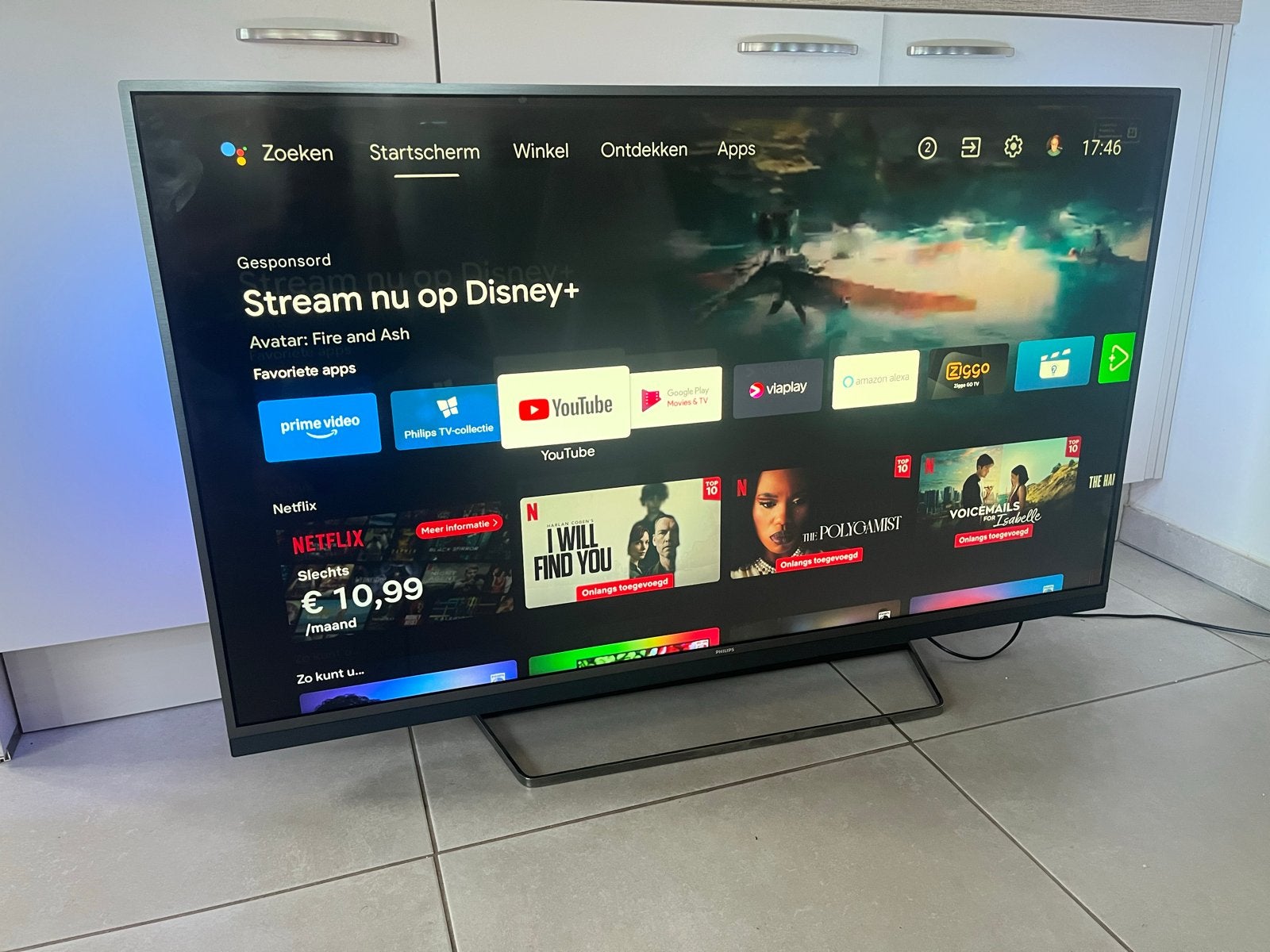 Philips 55PUS7502/12 - 55" 4K UHD Ambilight Smart TV, Ophalen of Verzenden, Gebruikt