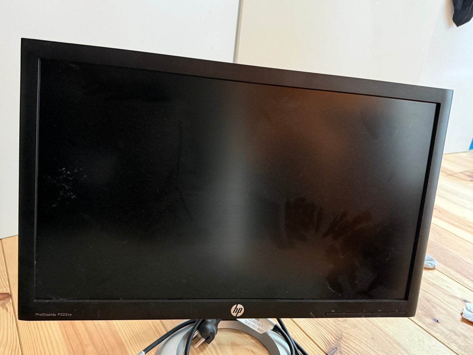 HP ProDisplay P222va monitor – met voeding, IPS, Full HD, Ophalen of Verzenden, Zo goed als nieuw