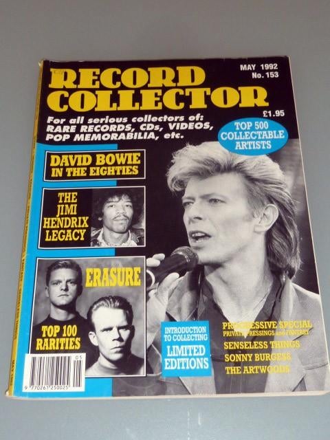 Record Collector #153 - 1992 David Bowie, Jimi Hendrix,, Verzenden, 1980 tot heden, Tijdschrift