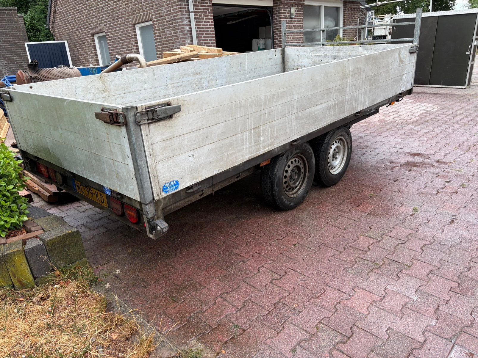 Twee aanhangwagens 1500€klein/3500€ groot, Ophalen, Gebruikt
