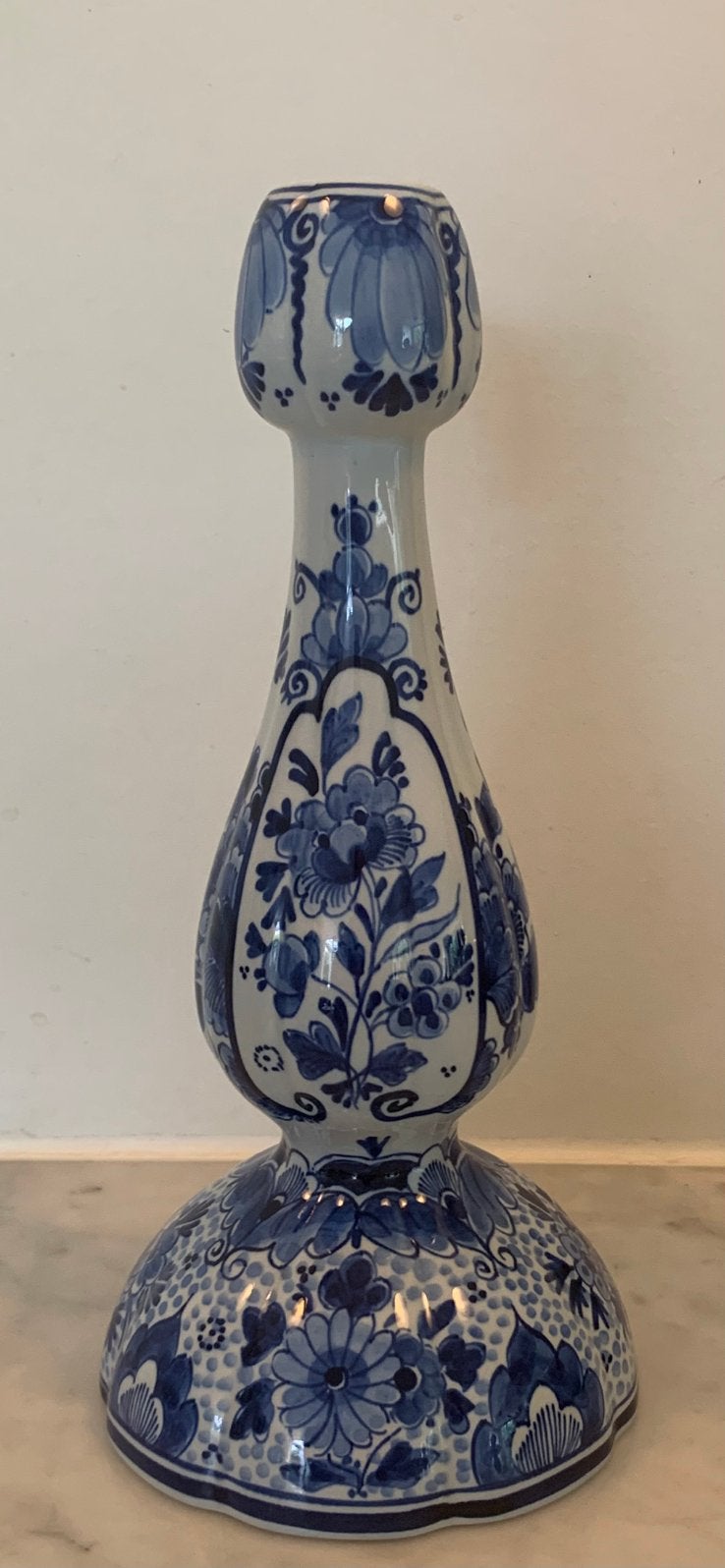 Kandelaar Royal Delft Porceleyne Fles, Antiek en Kunst, Antiek | Keramiek en Aardewerk, Ophalen of Verzenden