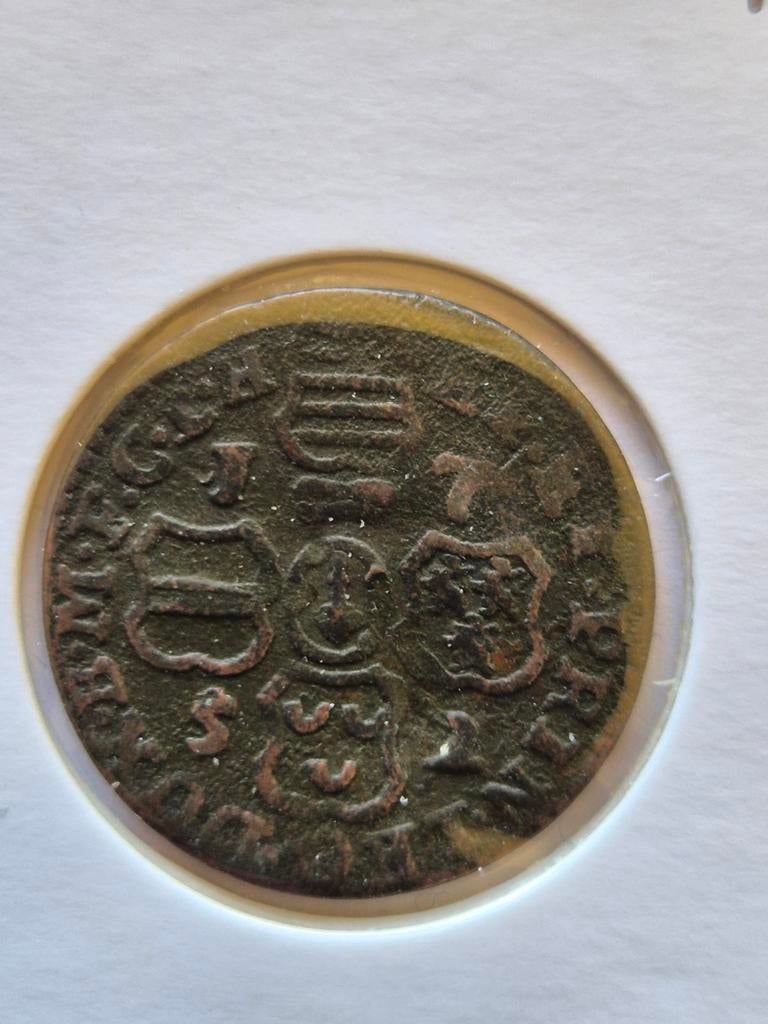1 liard Bisdom Luik 1752, Postzegels en Munten, Verzenden