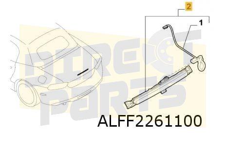 Fiat 124 Spider derde remlicht Origineel! 6000615223