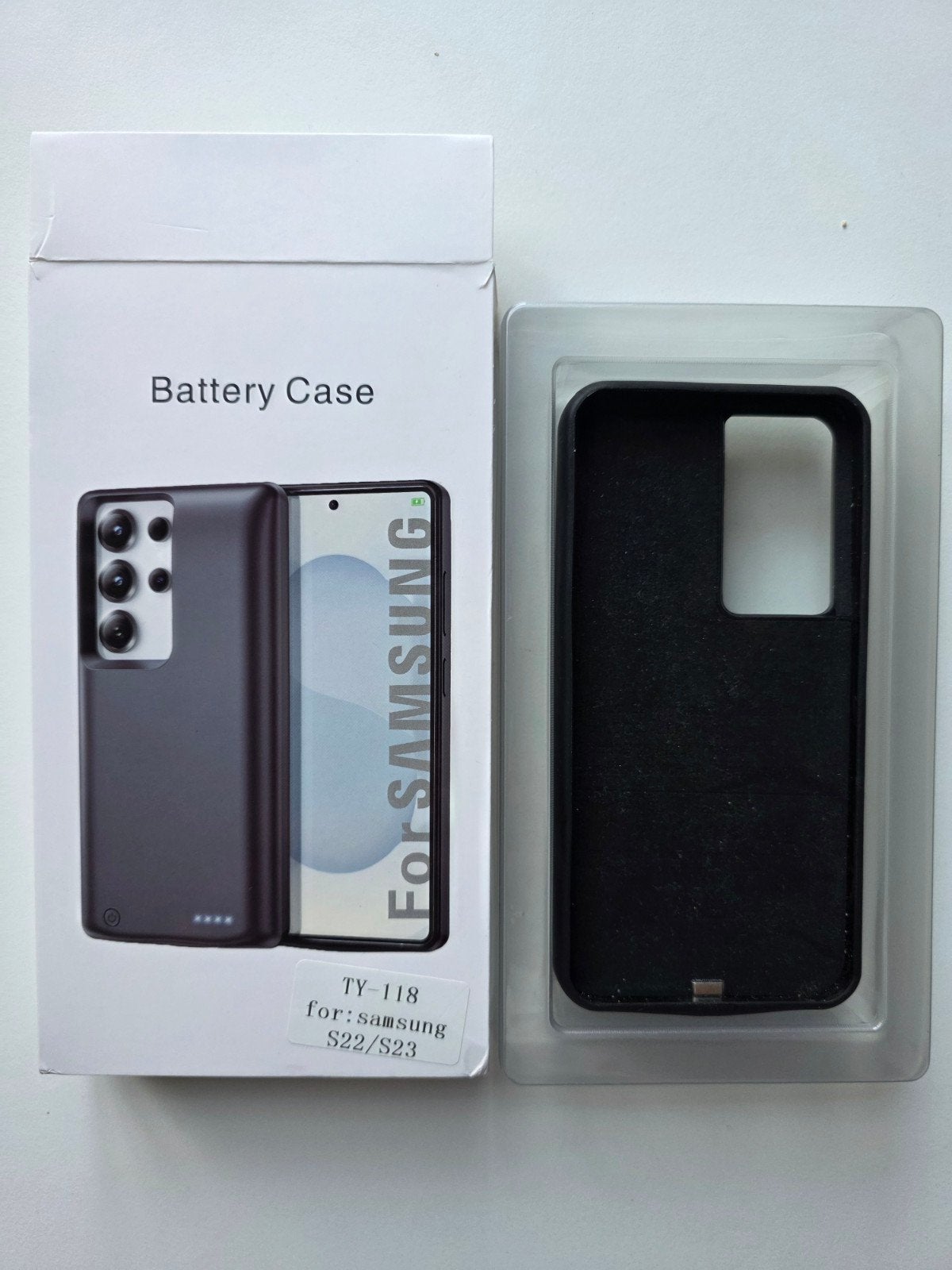 Battery Case voor Samsung S22/S23 - Zwart, Ophalen of Verzenden