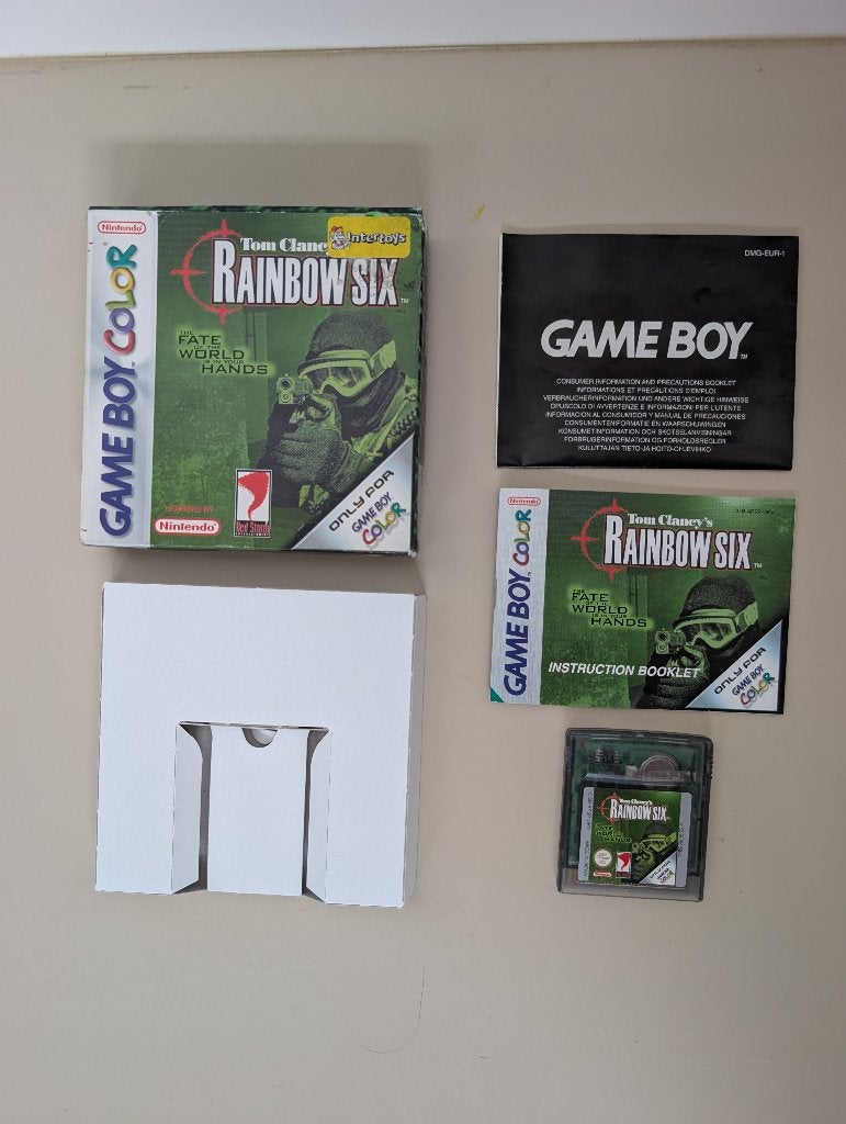 Tom Clancy's Rainbow Six (Game Boy Color), Gebruikt, Shooter, 1 speler, Ophalen of Verzenden
