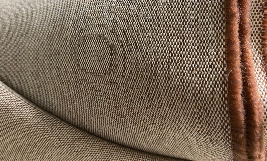 Kvadrat Land 321 crème + bruin; 4,8 meter meubelstof NU 265€, Wol, Meerkleurig, 120 cm of meer, Ophalen of Verzenden