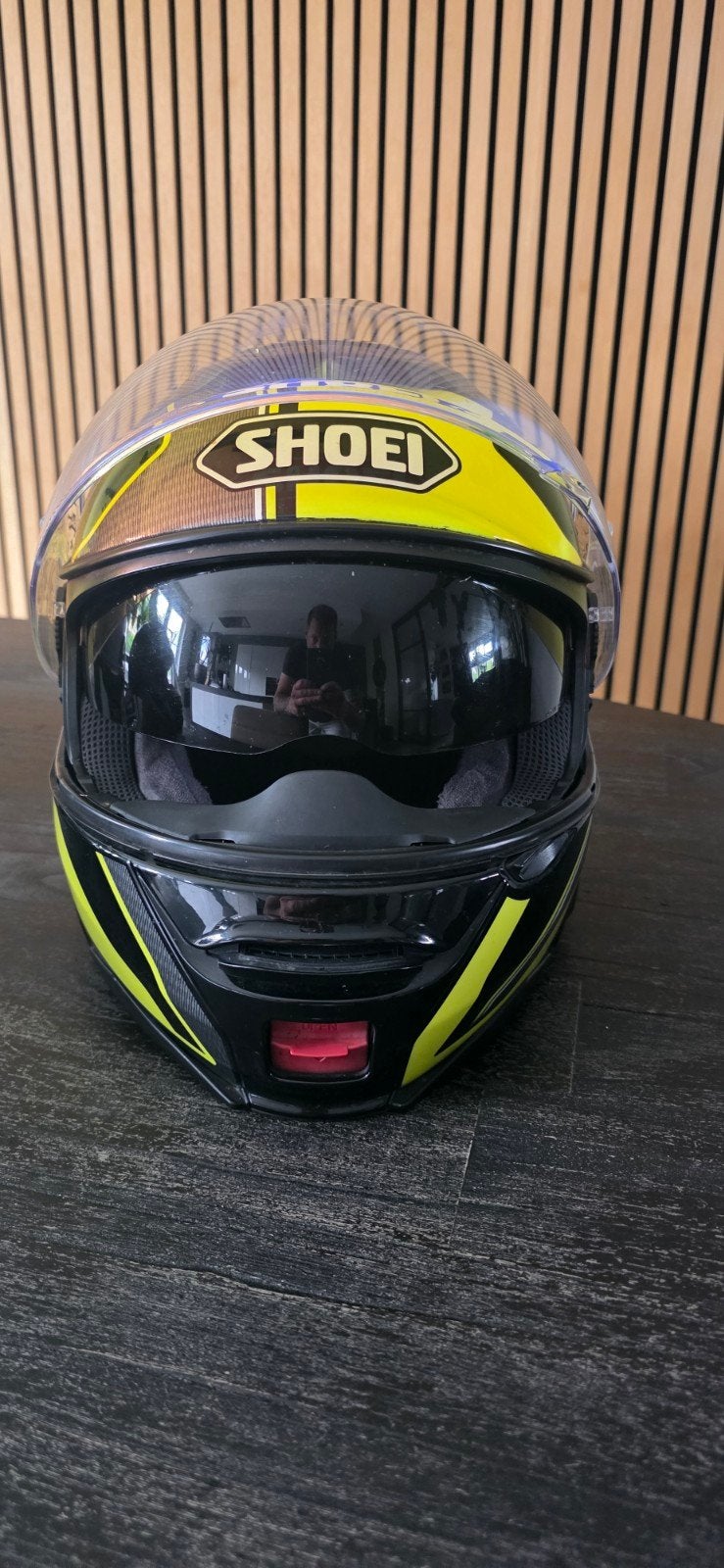 Shoei Neotec 2 met srl2 communicatie, Motoren, Kleding | Motorhelmen, Ophalen of Verzenden, Tweedehands, Systeemhelm, Shoei